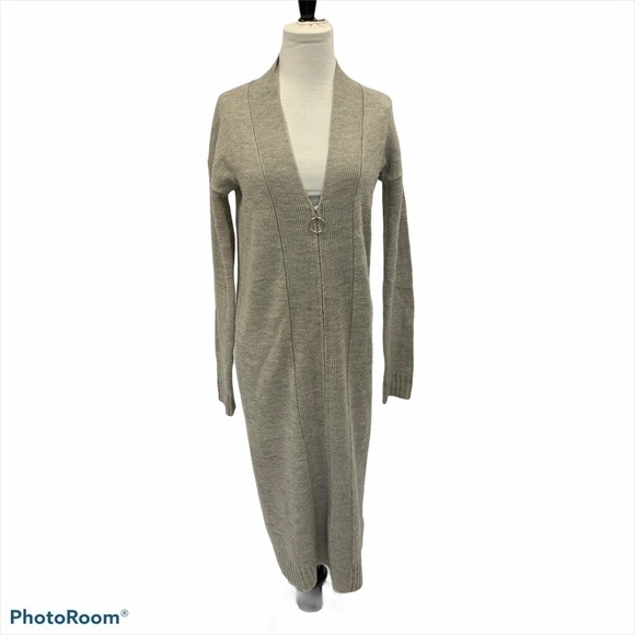Women’s True Religion gray extra small long sweater. - Picture 1 of 5